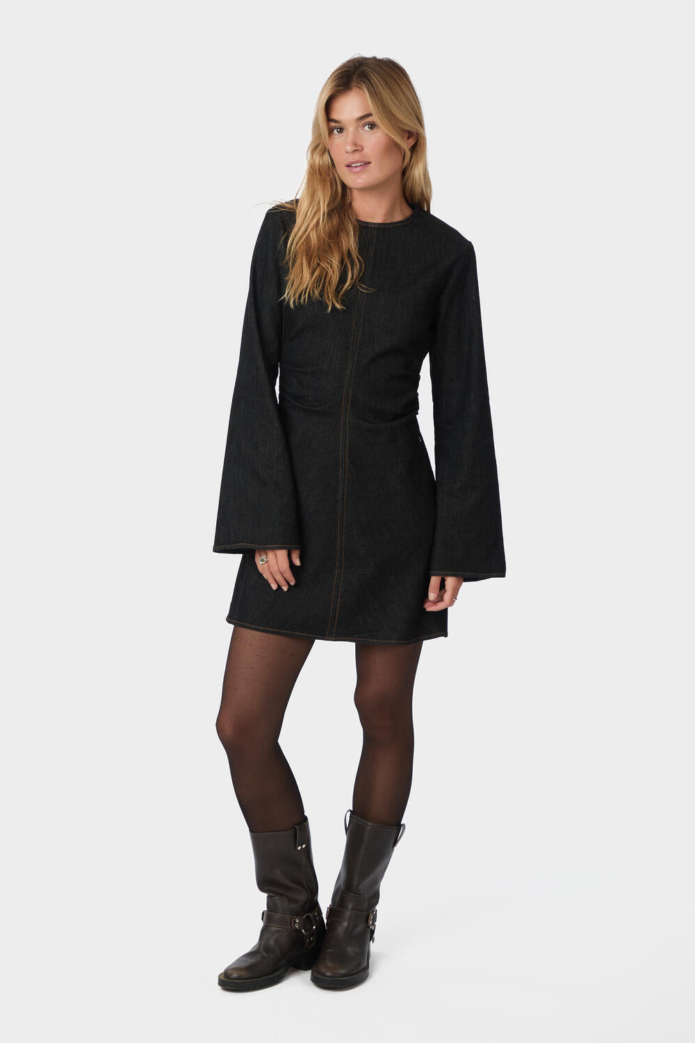 Jumari denimkjole - sort